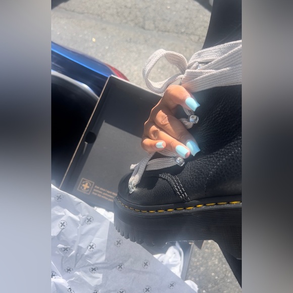 Rick Owen X Doc Martens 1460’s (NEVER WORN/WRONG SIZE) - Picture 8 of 11